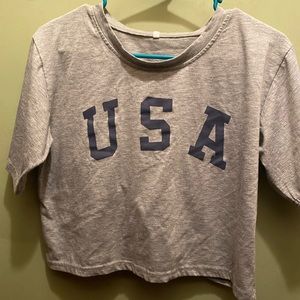USA Crop Top